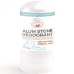 Natural Elephant Alum Stone Deodorant Stick 60g (2 oz) Natural Unscented Aluminum Free Salt Stone for Men and Women (3 Pack)