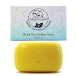 Natural Elephant Dead Sea Sulfur Soap 4.4 oz 2 Pack (2 Soap Bars)