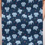 CENTRAL 23 Blue Wrapping Paper – 6 Sheets of Gift Wrap – Baby Elephant – For Birthday, Baby Shower, Baptism – For Kids Girls Boys – Comes with Stickers