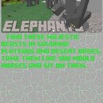 Elephants Mod for Minecraft PE