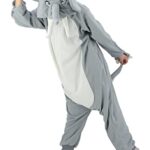 vavalad Adult Elephant Onesie Costumes One Piece Pajamas Animal Cosplay Homewear Sleepwear for Women Men