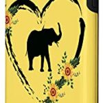 iPhone 7 Plus/8 Plus Cute Elephant With Sunflower Heart On Yellow Background Case
