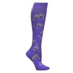 Nurse Mates Socks | 12-14 mmHg Compression | Over The Calf | Comfort Support | 1 Pair | Save the Elephants