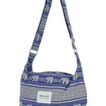 Your Cozy Women’s Sling Crossbody Bags Large Shoulder Shopping Hobo Bag Handbag Top Zip Bags Handmade Messenger Bag (Blue Elephant)