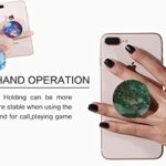 Multi-Functional Grip Mobile Phone Stands and Finger Holder (3 Pack) – Pink Geometric Pattern Rose Gold Marble Heart Elephant