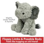 GUND Cozys Collection Elephant Plush, Elephant Stuffed Animals for Ages 1 and Up, Gray, 10″