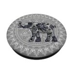 Blue Elephant Mandala Cool Indian Tuskers Animal Lover Gift PopSockets Swappable PopGrip