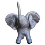 Jet Creations 36″ Long Inflatable Baby Elephant Decor: Realistic Wildlife Safari Animal Toy Ideal for Party, Pool, Birthday, Photo Prop. Durable & Easy Inflate for Animal Lovers, 1 pc