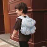 Zoy zoii Kids Backpack, Cute Elephant Preschool Mini Travel Bag Gift for Toddler Girls Boys Ages 3-6