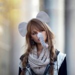 4 Pcs Halloween Elephant Ears Headband Nose Bow Tie Tail Gray Elephant Hair Hoops Women Bowtie Animal Headpiece Hairband Hair Bands Cute Cosplay Costume Dress Up Masquerade Birthday Party Accessories