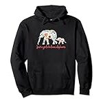 LOVES ELEPHANTS HOODIE WOMEN GIRLS Pullover Hoodie