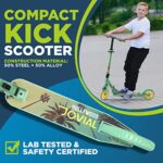 Jovial Kick Scooters for Kids Teenagers – 2 Wheel Kids Scooter with Adjustable T-Bar Handlebar – Alloy Anti-Slip Deck – Portable Folding Kick Scooters for Kids