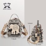 small crossbody bags purses for women crossbody messenger bag cross body purse designer trendy conceal carrier handbags (Elephant)