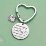 JIUSHUN Elephant Decor Elephant Gifts For Women Elephant Inspired Gifts Elephant Lover Keychain Friendship Keychain For Bestie Gift Birthday Jewelry For Sister Keychain Girlfriend Gift