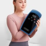 Christmas Gifts for Men Women – White Elephant Gifts for Adults,Gifts for Women Men Mom Dad Boyfriend Girlfriend,Hand Massager with Heat,Birthday Gifts for Women Mom Men Dad(Blue)