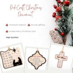 Thank You for Being in My Circle Elephant,Friendship Elephant Ornament, Wooden Christmas Ornament with Story, Sisterhood Elephant Ornament for Women Tribe, Friendship Gifts (ONM-083)