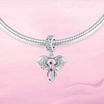 VALGACLS Elephant Charms Elephant Charm for Bracelets Necklace 925 Sterling Silver Charms Animal charms