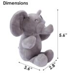 Dimple Baby Elephant Stuffed Animal Toy – Plush Elephant Gift – Cuddly Stuffed Toy for Boys, Girls – Easter Basket Stuffers for Teens – Gift for Birthday, Baptism – Easter Gifts for Kids, Ages 0 & Up
