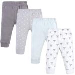 Hudson Baby Unisex Baby Cotton Pants and Leggings Modern Elephant, 18-24 Months