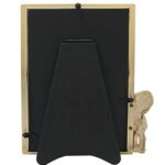 GIFTY GIFTY Modern Elephant Gold Picture Frame 4×6 inch for Tabletop Display Perfect for Home Decor Wedding Vacation Graduation Milestone Photo