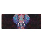 Elephant Large Mouse Pad Extended Desk Mat for Keyboard and Mouses Gaming Rubber Keyboards Mats Home Office Computer Accessories Waterproof and Non-Slip 31.5×11.8 Inch