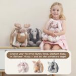 Moonkie Hug & Go™ Elephant Toddler Backpack – Soft Plush Bag with Take-Along Toy for Boys Aged 2–4 | Ideal for Daycare | Travel & Birthday Gifts