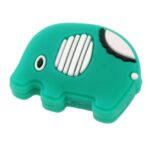 Jinshining Green Elephant Cute Animal Shapes Tennis Racket Vibration Dampener Soft Silicon Racket Dampener Cartoon Shape Tennis Racquet Shock Absorbers Tennis Racket for Racquetball