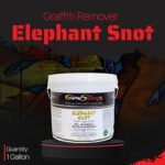 Graffiti Solutions Elephant Snot Graffiti Remover (4-1 Gallon Pails) | Superior Biodegradable Formula for Rapid Graffiti Removal on Porous Surfaces | Trusted by Professionals