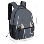 Snbidmk Elephant Backpack for Girls Boys School Book Bag with and Adjustable Straps Teen Daypack Casual Back Pack for Travel