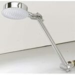 Whedon Showerhead Elephant, Hi-Lo Pan 10 ” Chrome Plated, Solid Brass