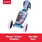 Huffy Disney Frozen 2 Toddler Scooter, Ideal for Ages 3+ Years Old, 3 Wheels, Handlebar Basket, Shimmering Streamers, Easy-Balance Scooter, Durable, Safe and Comfortable, Elsa and Anna Graphics