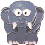 Funny Elephant Golf Ball Markers – Soft Enamel Wildlife Lover Ball Marker with Hat Clip – Premium Golf Accessory, Great Golf Gift for Men & Women Golf Enthusiasts