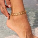 U7 Summer Jewelry Foot Bracelet On The Leg 18K Gold Plated Little Elephant Anklet Bracelets For Women