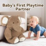 iPlay, iLearn Elephant Stuffed Animal, Soft Baby Plush Elephant Toy, Infant 18″ Big Cute Fluffy Animal Toy, Ultra Soft Nursery Bedtime Huggable Birthday Gifts for Toddlers Girls Boys Kids Age 0 and up