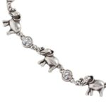 Alex and Ani Elephant Crystal Bolo Bracelet
