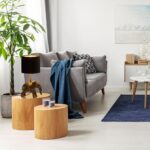 River of Goods 15.5” H Black Drum Shade with Novelty Elephant Base Table Lamp