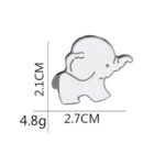 Elephant Awesome Brooch Cartoon Enamel Brooch Pin Jacket Lapel Metal Pins Brooches Badges Exquisite Jewelry Accessories