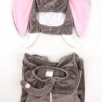 LY WONDERFUL Halloween 3M-4T Animal Elephant Baby Toddler Funny Costume Cosplay Romper (3T)