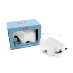 Luckies Elephant Whiteboard – Elephant Desk Accessories – Ceramic Dry Erase Board – Elephants Office Supplies – Fun Whiteboards Desk Organizer – Eric The Memo Organiser – Black Pen & Cloth Included