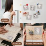 AFYEWKC Sticky Notes 3×3 Inches, Cute Self-Stick Pads, Funny Self-Sticky Note Pads for Office, Home, Organization Cute Rainbow Elephant