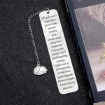 Elephant Bookmark Funny White Elephants Gifts for Adults Christmas Stocking Stuffers Elephant Gift for Women Men – Funny Inspirational Book Marks for Reading Women Men Sentimental Gifts for Him Her