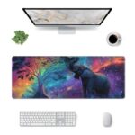 Elephant Mouse Pad Extended Large Gaming Mouse Pad XL Stitched Edges for Gamer Home Office 31.5 X 11.8 Inch