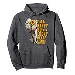 Sunshine Sunflower Positive Quote Elephant Gift Women Girl Pullover Hoodie