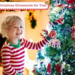 FurniGift Elephant Metal Christmas Ornament – Pink Elephant Ornaments Gifts for Sisterhood Friendship Kids