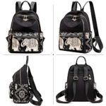 Van Caro Women Mini Elephant Backpack Small College Backpack Casual Bookbag Travel Daypack