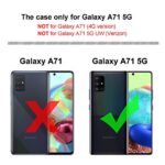 SYONER Clear Phone Case Cover for Samsung Galaxy A71 5G (6.7″, 2020) [Not for A71 5G UW from Verizon] [Elephant]